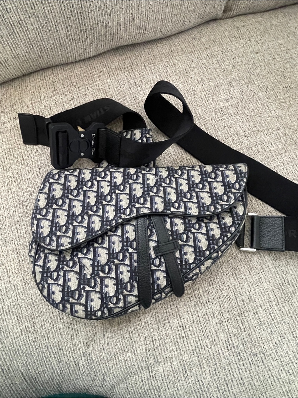 Dior Oblique Saddle Belt Bag - Picture 6 of 14